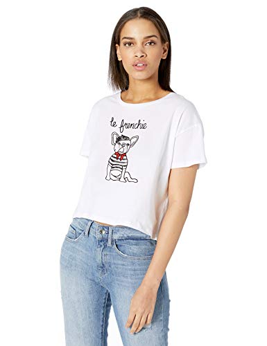 French Connection Women’s Short Sleeve Crew Neck Graphic T-Shirt ...